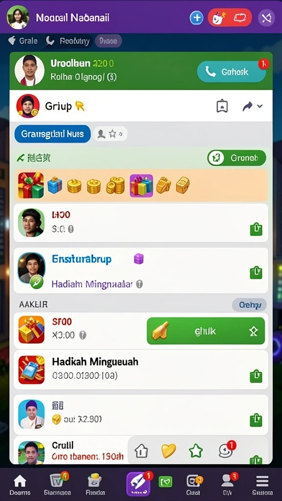 giga33 - Tampilan antarmuka yang intuitif dan user-friendly.