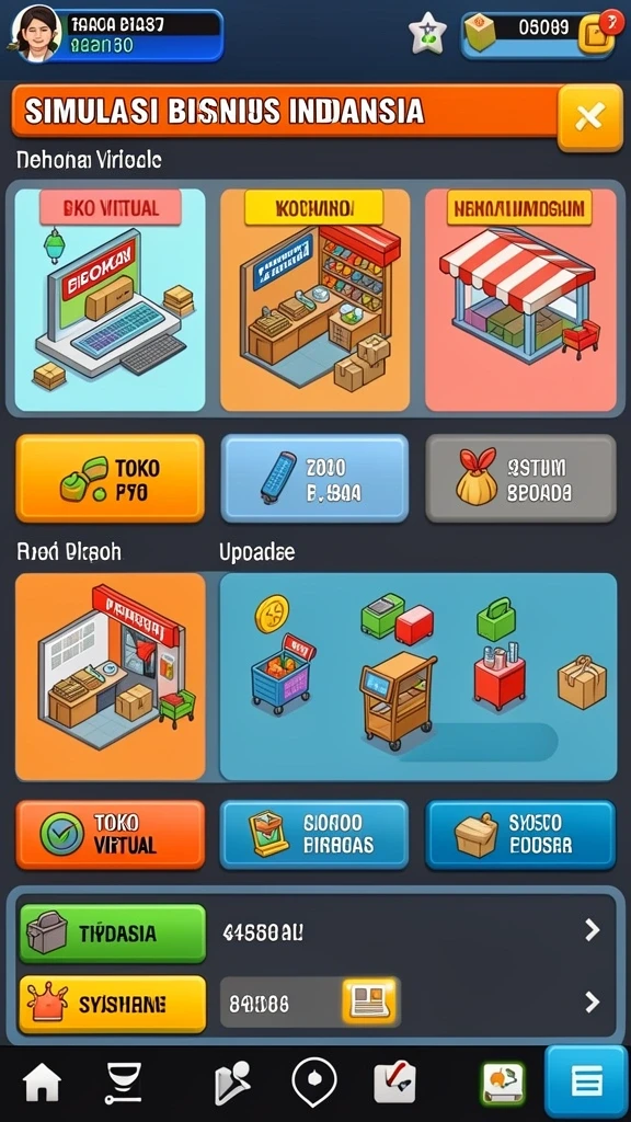 svip2 - Tampilan awal yang menarik dengan navigasi intuitif.