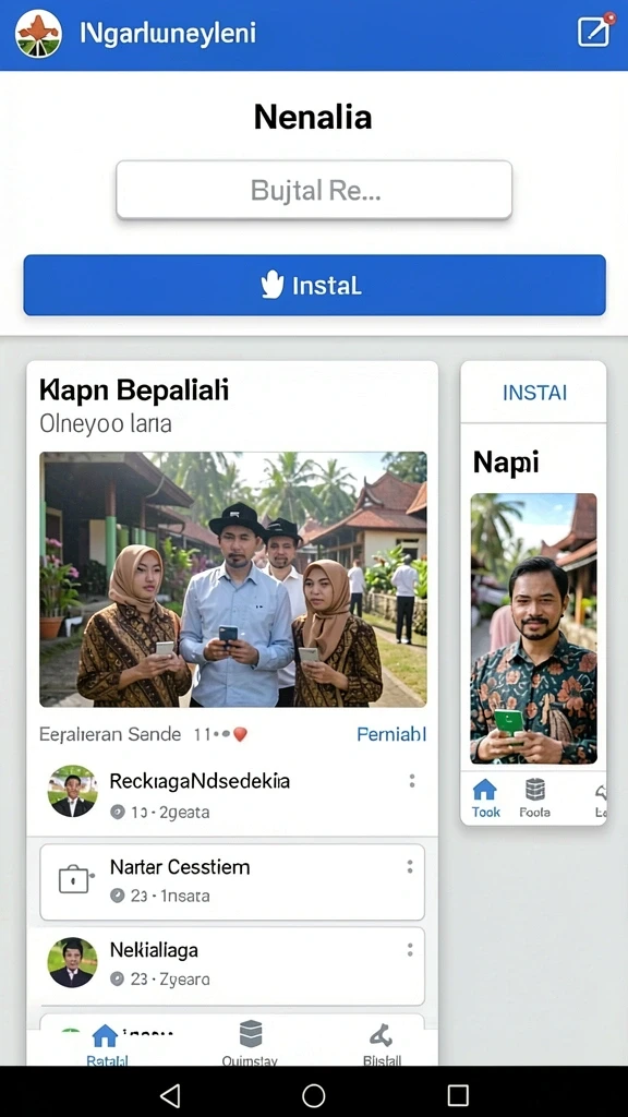 vc55 - Screenshoot saat karakter dalam permainan sedang beraksi.