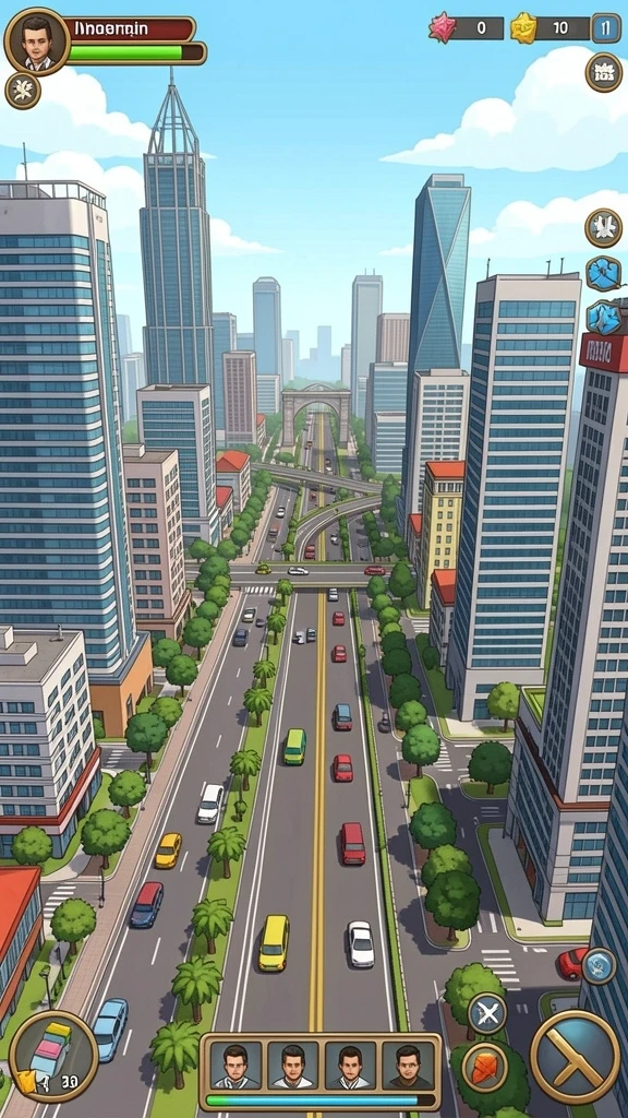 yyrr - Screenshot dari salah satu misi menantang dalam permainan.